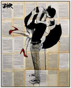 60199_FW2_- titled 'Always Again' by artist Loui Jover - Wall Art Print on Textured Fine Art Canvas or Paper - Digital Giclee reproduction of art painting. Red Sky Art is India's Online Art Gallery for Home Decor - J778