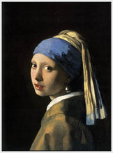 60185_FW2_- titled 'Girl with a Pearl Earring' by artist Jan Vermeer - Wall Art Print on Textured Fine Art Canvas or Paper - Digital Giclee reproduction of art painting. Red Sky Art is India's Online Art Gallery for Home Decor - V108