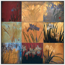 222009_FW3 'Iris Nine Patch II' by artist Don Li-Leger - Wall Art Print on Textured Fine Art Canvas or Paper - Digital Giclee reproduction of art painting. Red Sky Art is India's Online Art Gallery for Home Decor - 111_4008