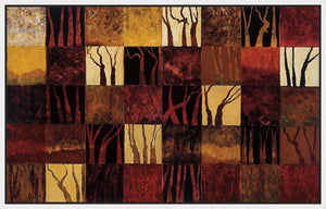 222016_FW3 'Dark Trees' by artist Gail Altschuler - Wall Art Print on Textured Fine Art Canvas or Paper - Digital Giclee reproduction of art painting. Red Sky Art is India's Online Art Gallery for Home Decor - 111_4066