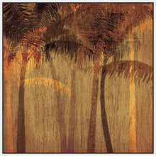 222237_FW3 'Sunset Palms I' by artist Amori - Wall Art Print on Textured Fine Art Canvas or Paper - Digital Giclee reproduction of art painting. Red Sky Art is India's Online Art Gallery for Home Decor - 111_APP117
