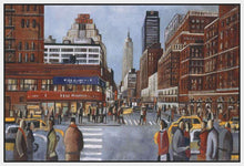 222280_FW3 'New York Avenue' by artist Didier Lourenco - Wall Art Print on Textured Fine Art Canvas or Paper - Digital Giclee reproduction of art painting. Red Sky Art is India's Online Art Gallery for Home Decor - 111_LDP354