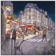 222282_FW3 'Rendez-vous Paris' by artist Didier Lourenco - Wall Art Print on Textured Fine Art Canvas or Paper - Digital Giclee reproduction of art painting. Red Sky Art is India's Online Art Gallery for Home Decor - 111_LDP360