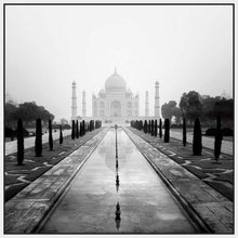 222314_FW3 'Taj Mahal - A Tribute to Beauty' by artist Nina Papiorek - Wall Art Print on Textured Fine Art Canvas or Paper - Digital Giclee reproduction of art painting. Red Sky Art is India's Online Art Gallery for Home Decor - 111_PNP115