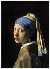 60185_FW3_- titled 'Girl with a Pearl Earring' by artist Jan Vermeer - Wall Art Print on Textured Fine Art Canvas or Paper - Digital Giclee reproduction of art painting. Red Sky Art is India's Online Art Gallery for Home Decor - V108