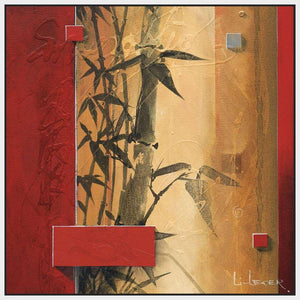 222015_FW4 'Bamboo Garden' by artist Don Li-Leger - Wall Art Print on Textured Fine Art Canvas or Paper - Digital Giclee reproduction of art painting. Red Sky Art is India's Online Art Gallery for Home Decor - 111_4062