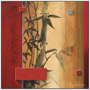 222015_FW5 'Bamboo Garden' by artist Don Li-Leger - Wall Art Print on Textured Fine Art Canvas or Paper - Digital Giclee reproduction of art painting. Red Sky Art is India's Online Art Gallery for Home Decor - 111_4062
