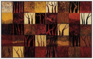 222016_FW5 'Dark Trees' by artist Gail Altschuler - Wall Art Print on Textured Fine Art Canvas or Paper - Digital Giclee reproduction of art painting. Red Sky Art is India's Online Art Gallery for Home Decor - 111_4066