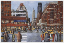 222280_FW5 'New York Avenue' by artist Didier Lourenco - Wall Art Print on Textured Fine Art Canvas or Paper - Digital Giclee reproduction of art painting. Red Sky Art is India's Online Art Gallery for Home Decor - 111_LDP354