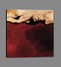 222090_GS1 'Fire' by artist Laurie Maitland - Wall Art Print on Textured Fine Art Canvas or Paper - Digital Giclee reproduction of art painting. Red Sky Art is India's Online Art Gallery for Home Decor - 111_12555