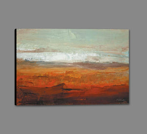 222147_GS1 'Good Earth' by artist Peter Colbert - Wall Art Print on Textured Fine Art Canvas or Paper - Digital Giclee reproduction of art painting. Red Sky Art is India's Online Art Gallery for Home Decor - 111_16269