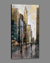 222245_GS1 'Rainy Day in Manhattan' by artist Marti Bofarull - Wall Art Print on Textured Fine Art Canvas or Paper - Digital Giclee reproduction of art painting. Red Sky Art is India's Online Art Gallery for Home Decor - 111_BMP350