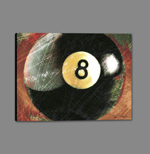 222330_GS1 'Behind The 8 Ball' by artist Tandi Venter - Wall Art Print on Textured Fine Art Canvas or Paper - Digital Giclee reproduction of art painting. Red Sky Art is India's Online Art Gallery for Home Decor - 111_POD5133