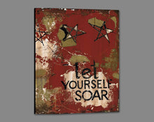 222400_GS1 'Let Yourself Soar' by artist Luis Sanchez - Wall Art Print on Textured Fine Art Canvas or Paper - Digital Giclee reproduction of art painting. Red Sky Art is India's Online Art Gallery for Home Decor - 111_SLP408