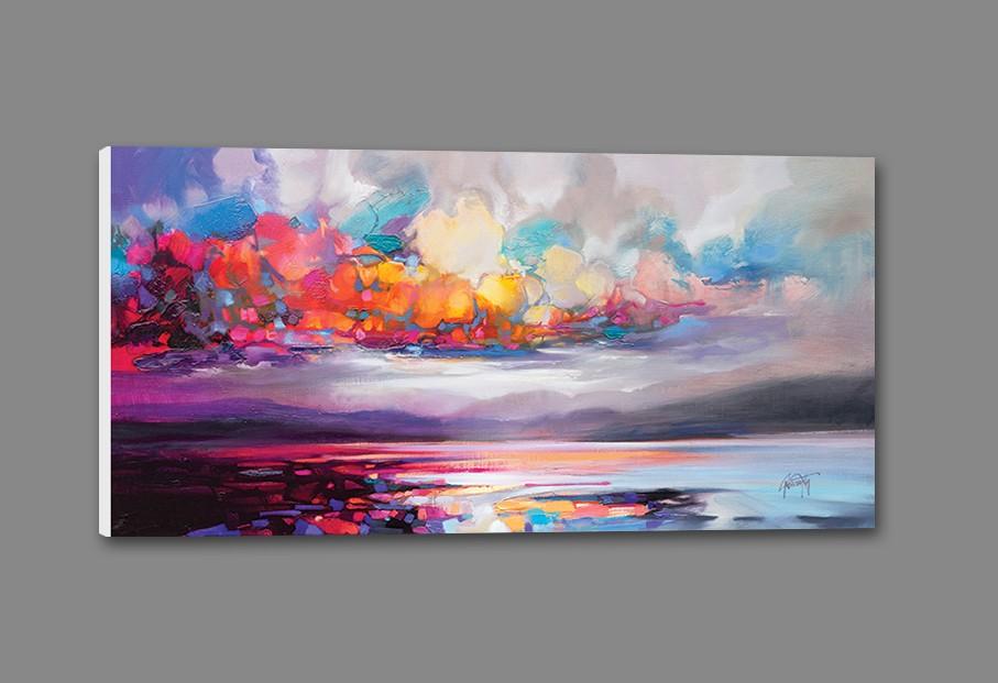 45103_GS1_ - titled 'Stratocumulus' by artist Scott Naismith - Wall Art Print on Textured Fine Art Canvas or Paper - Digital Giclee reproduction of art painting. Red Sky Art is India's Online Art Gallery for Home Decor - 55_WDC93261