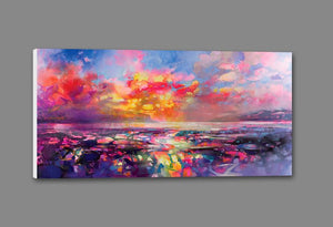 45109_GS1_ - titled 'Skye Equinox' by artist Scott Naismith - Wall Art Print on Textured Fine Art Canvas or Paper - Digital Giclee reproduction of art painting. Red Sky Art is India's Online Art Gallery for Home Decor - 55_WDC93332