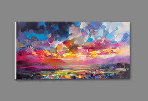 45110_GS1_ - titled 'Highland Particles' by artist Scott Naismith - Wall Art Print on Textured Fine Art Canvas or Paper - Digital Giclee reproduction of art painting. Red Sky Art is India's Online Art Gallery for Home Decor - 55_WDC93334