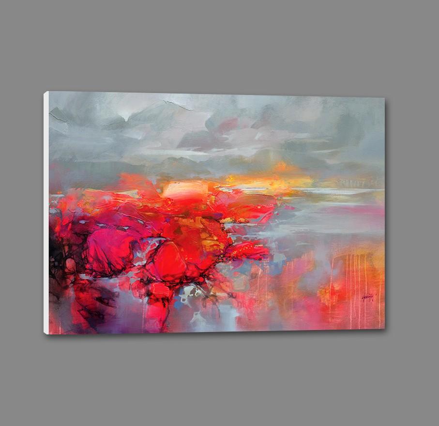 45120_GS1_ - titled 'Molecular Bonds 2' by artist Scott Naismith - Wall Art Print on Textured Fine Art Canvas or Paper - Digital Giclee reproduction of art painting. Red Sky Art is India's Online Art Gallery for Home Decor - 55_WDC96338
