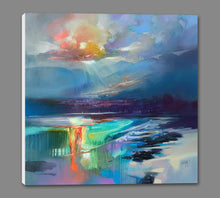 45167_GS1_ - titled 'Arran Shore' by artist Scott Naismith - Wall Art Print on Textured Fine Art Canvas or Paper - Digital Giclee reproduction of art painting. Red Sky Art is India's Online Art Gallery for Home Decor - 55_WDC98329
