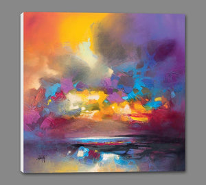 45174_GS1_ - titled 'Warmth Emanates' by artist Scott Naismith - Wall Art Print on Textured Fine Art Canvas or Paper - Digital Giclee reproduction of art painting. Red Sky Art is India's Online Art Gallery for Home Decor - 55_WDC98336