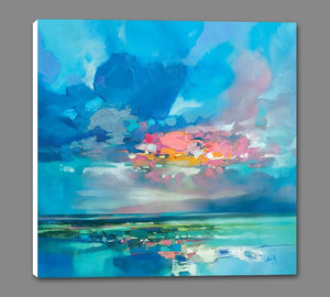 45181_GS1_ - titled 'Arran Blue' by artist Scott Naismith - Wall Art Print on Textured Fine Art Canvas or Paper - Digital Giclee reproduction of art painting. Red Sky Art is India's Online Art Gallery for Home Decor - 55_WDC98356