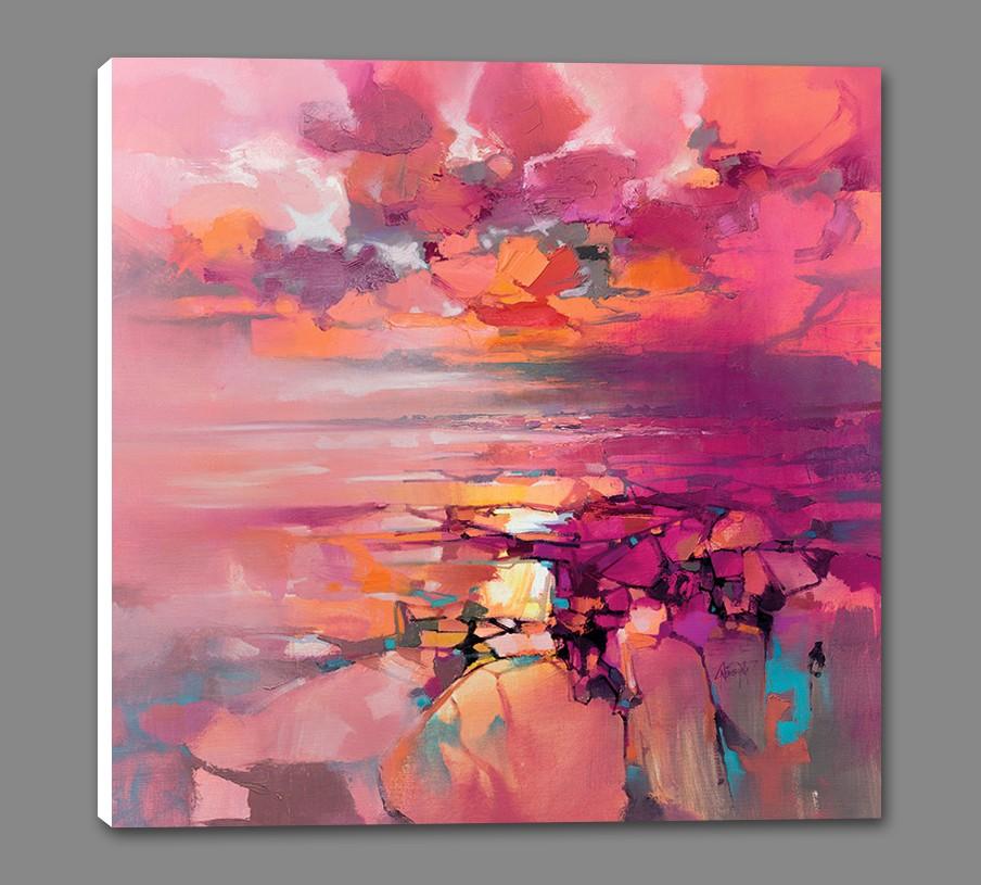 45182_GS1_ - titled 'Coral' by artist Scott Naismith - Wall Art Print on Textured Fine Art Canvas or Paper - Digital Giclee reproduction of art painting. Red Sky Art is India's Online Art Gallery for Home Decor - 55_WDC98357