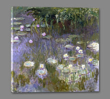 60030_GS1_- titled 'Water Lilies, 1922 ' by artist  Claude Monet - Wall Art Print on Textured Fine Art Canvas or Paper - Digital Giclee reproduction of art painting. Red Sky Art is India's Online Art Gallery for Home Decor - M3061