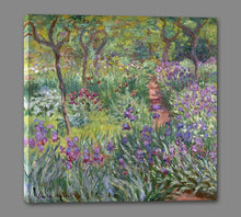 60032_GS1_- titled 'The Artist’s Garden in Giverny, 1900' by artist  Claude Monet - Wall Art Print on Textured Fine Art Canvas or Paper - Digital Giclee reproduction of art painting. Red Sky Art is India's Online Art Gallery for Home Decor - M3243