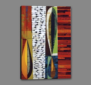 60093_GS1_- titled 'Paso-doble' by artist Rex Ray - Wall Art Print on Textured Fine Art Canvas or Paper - Digital Giclee reproduction of art painting. Red Sky Art is India's Online Art Gallery for Home Decor - R1258